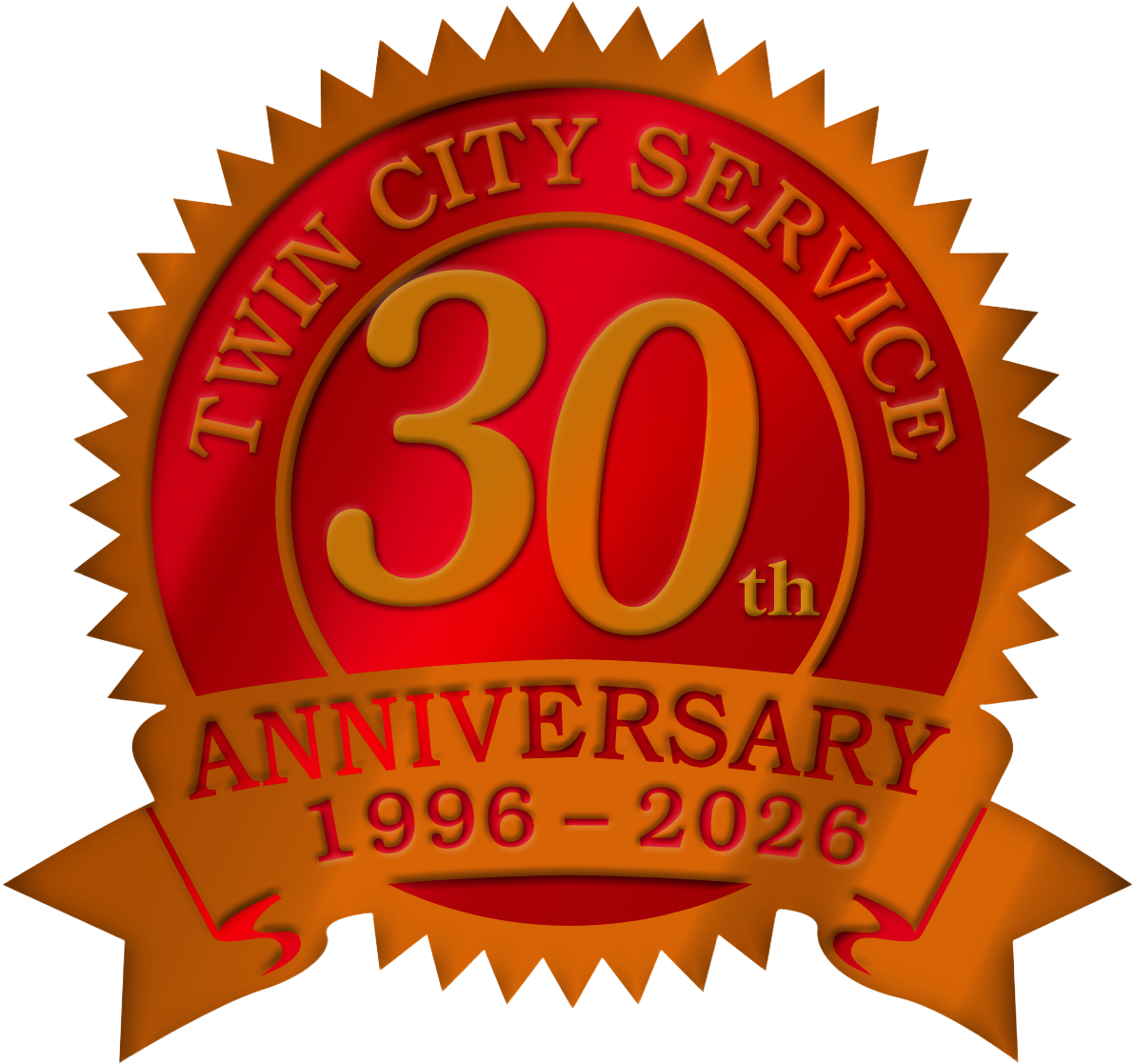 Twin City Service 30th Anniversary 1996–2026